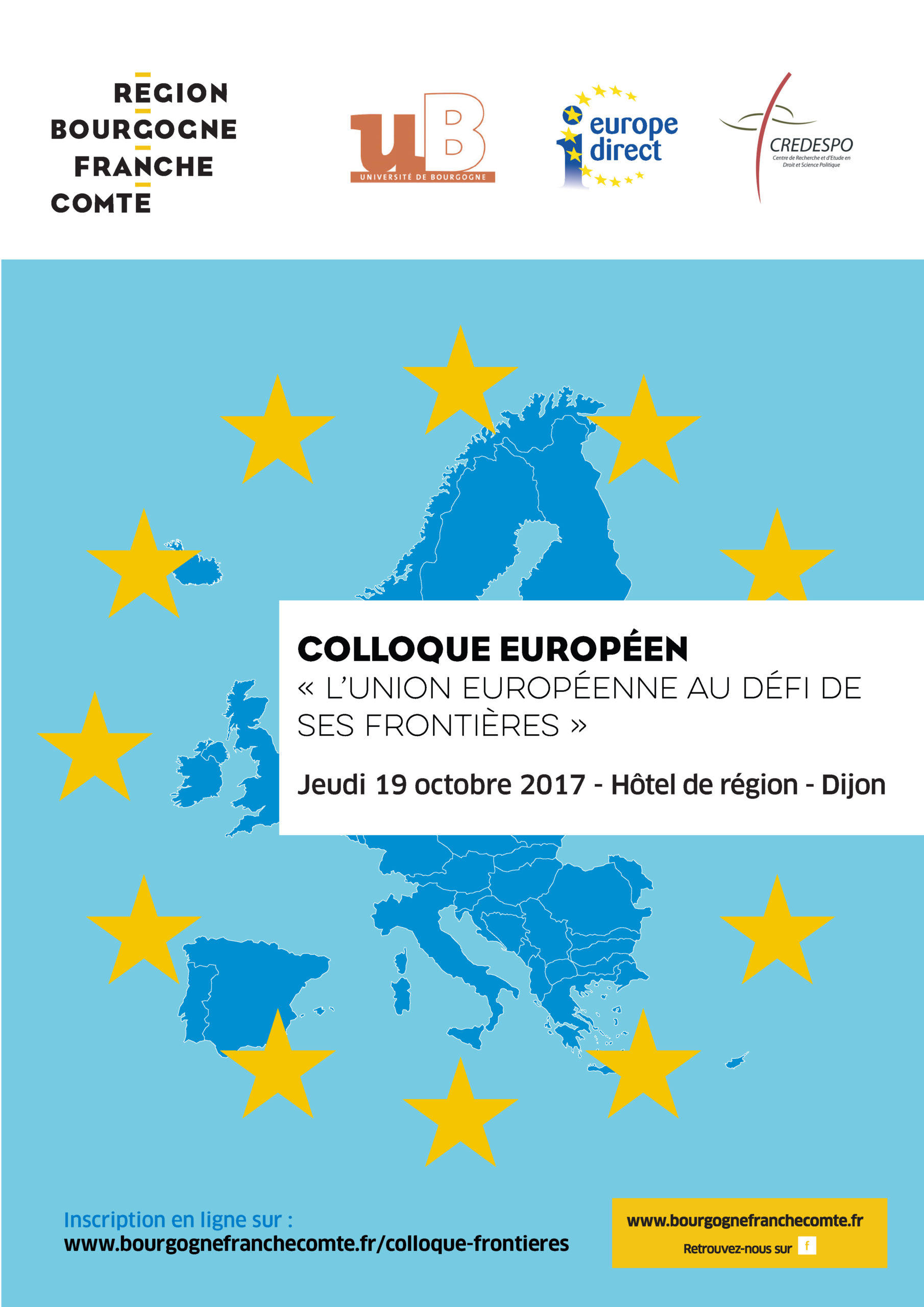 Affiche colloque frontières UE 19 octobre